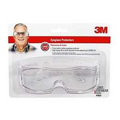 Protector Safety Eyewear Glass With Scratch-resistant Lens And Clear Frame