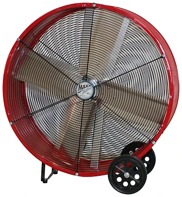 Bf36dd 36 Inch Direct Drive Drum Fan, 2-speed, 6300 To 9000 Cfm, Steel