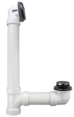 630lapvc Bath Drain Assembly Foot Lok Stop With Chrome Finish