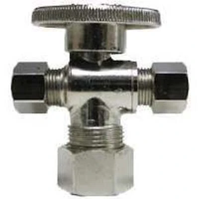 Pp20047lf 5/8od X 3/8c X 1/4c Angle Stop Valve