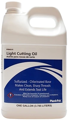 Plumb Pak PP840-91 Thread Cutting Oil, Clear, 1 Gal.