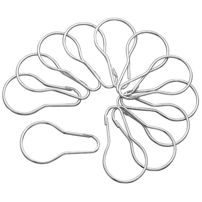Plumb Pak PP825-25 Shower Curtain Rings, 1-3/8 in., 12-Pack