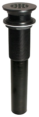 K820-74brz Universal Open Grid Bathroom Sink Drain, 1-1/4 In Connection, Bronze
