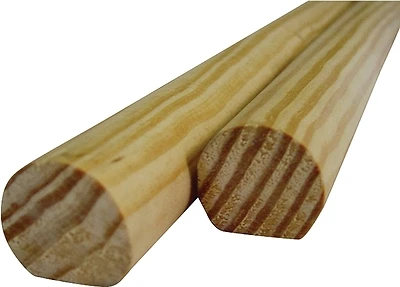 Alexandria Moulding 0W231-20096C1 Pine Handrail, 1-1/2x1-11/16x96 In, Pack of 2
