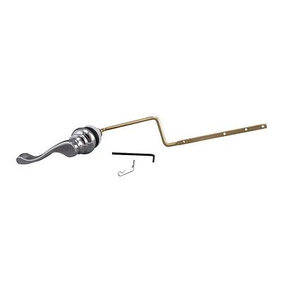 Plumb Pak PP836-74CPL Wallplate Toilet Tank Lever, Chrome Plated Metal