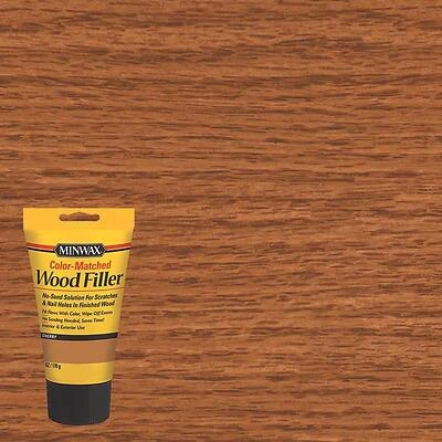 Minwax 448500000 Color-Matched Cherry Wood Filler, 6 oz Tube