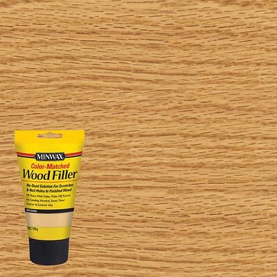 Minwax 448520000 Wood Filler, Solid, Natural, 6 Oz Tube