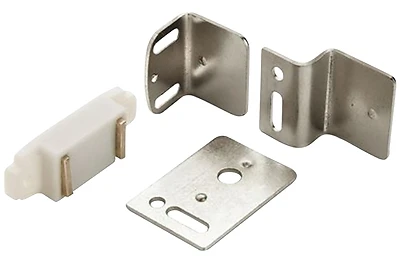 Bp97653w 3/4 In. W X 1-15/16 In. L White Plastic Magnetic Catch 1 Pk
