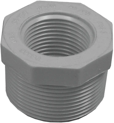 1-1/2-in X 1-in Diameter Pvc Schedule 40 Bushing For Plumbing Connections
