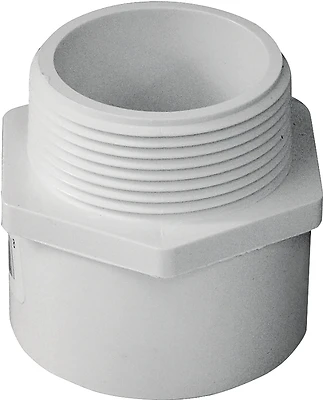 1-1/2-in Dia Pvc Schedule 40 Male Adapter Fitting