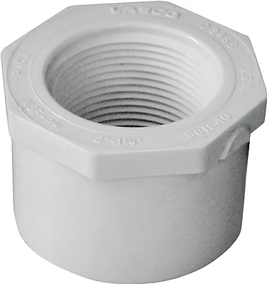 2-in X 1-1/4-in Pvc Schedule 40 Bushing For Pipe Fittings