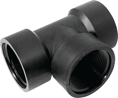 Tt200p 2 In. Fpt Polypropylene Pipe Tee - Durable And Chemical-resistant