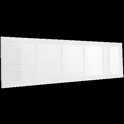 30 Inch X 8 Inch White Powder-coated Sidewall Grille For Wall Installation