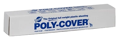 6x4-1c Poly Sheeting, 100' Length X 4' Width, 6 Mil Thickness