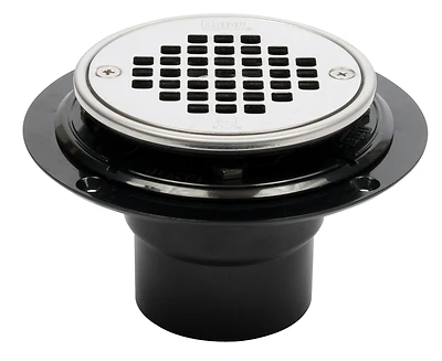 42262 Abs Shower Drain For Tile Showers, 2 Or 3 Inch With Stainless Steel Strainer