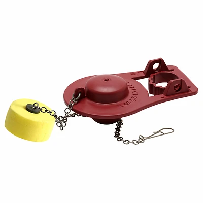 Fluidmaster 5051 Toilet Flapper, Red, For Most 2 In. Flush Valves