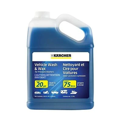 1 Gallon Vehicle Wash And Wax 20x Concentrate For Pressure Washers
