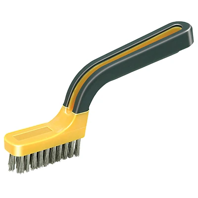 Allway SB1 Stainless Steel Stripping Brush, Soft-Grip Handle, 7 In.