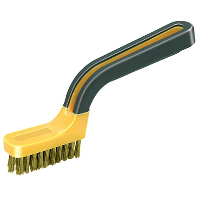 Allway BB1 Brass Stripping Brush, Soft-Grip Handle, 7 In.