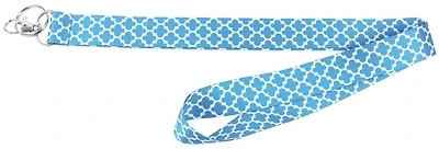 Hy-Ko LAN-117 Lanyard, 1 In. Wide, Nylon, Blue, Clip End