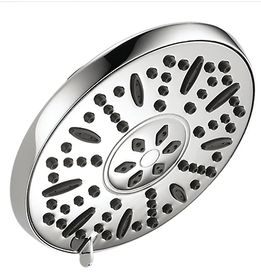 76367c 3-function Chrome Showerhead With Dial Spray Settings