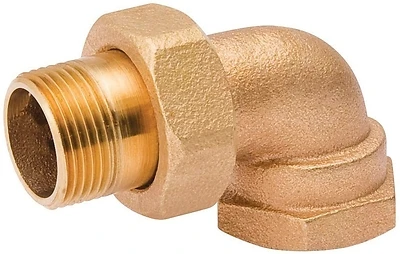 Industries 109-385 1 Inch Brass Radiator Elbow Nut And Tailpiece