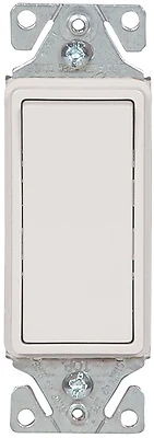 Eaton 7503W-BOX 15A 3-Way Rocker Switch, White