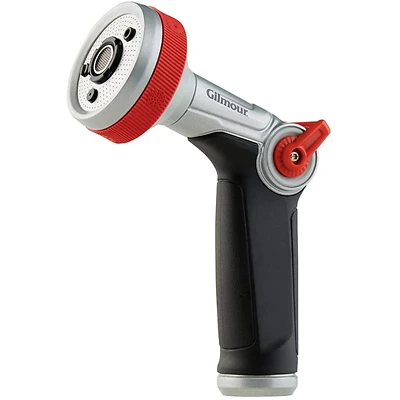 Gilmour 847762-1001 Watering Nozzle, 5 Spray Patterns, Adjustable