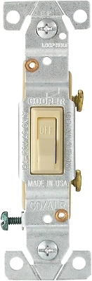 5221-7v-bu 15a 125v Ivory Toggle Switch For Copper/aluminum Wiring