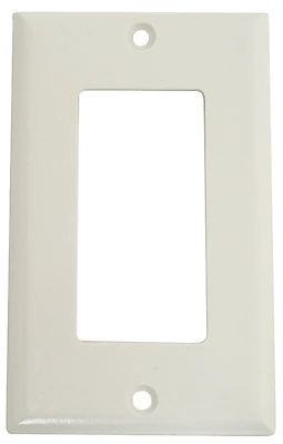 Eaton 2151W-BOX 1-Gang Decorator Wall Plate, White, 2.75 x 4.5 in