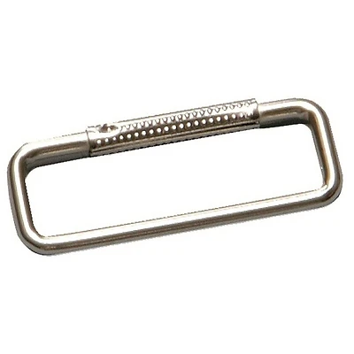 Hy-Ko KC122 Key Ring, Nickel, Steel, 2 In.
