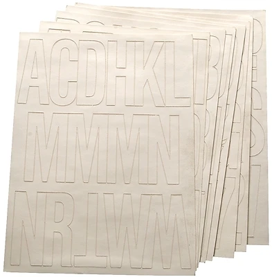 Hy-Ko 30015 Vinyl White Letters, Numbers & Symbols Set, 3 In.