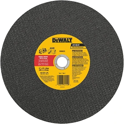 Metal Cutting Blade, 12 x 1/8 In. x 20mm