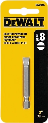 #8 Slotted 2 In. Power Drill Bit