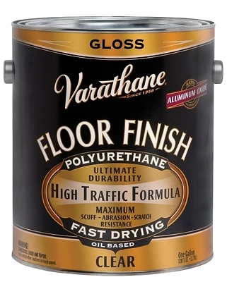 Varathane 130031 Floor Finish, Oil-Base, Gloss, 1-Gallon