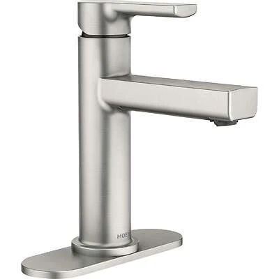 Rinza 1-handle Lever Centerset Bathroom Faucet, Spot Resist Brushed Nickel