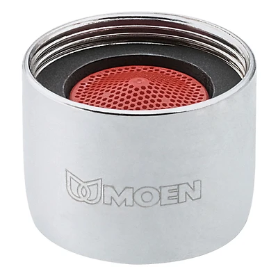 Moen CA3924 Water-Saver Faucet Aerator, Chrome, 55/64 In. x 27 Thread