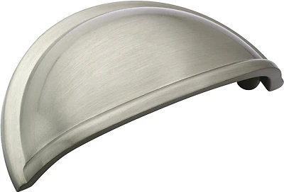 Amerock BP53010G10 Cup Cabinet Pull, Satin Nickel, 3 In.
