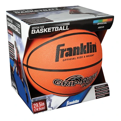 Franklin Sports Grip-Rite 7107 Basketball, Rubber, Size 7