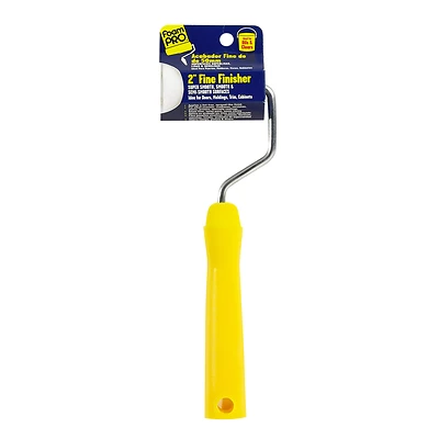 Foam Mini Paint Roller Cover & Frame, 2 In.