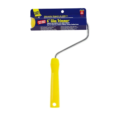 Foam Mini Trim Paint Roller Cover & Frame, 6 In.