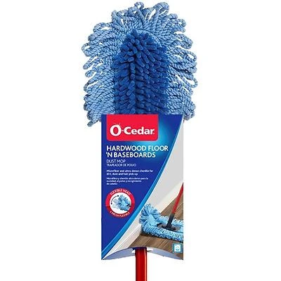 Dual Action Hardwood Floor Dust Mop, Wet/Dry Cleaning