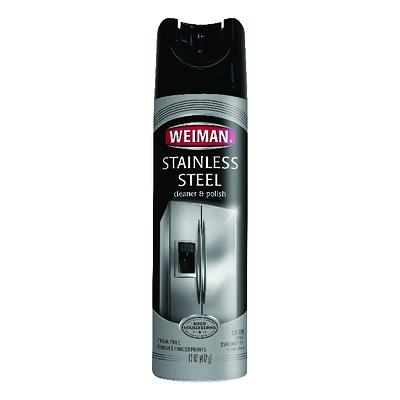 Weiman 49 Stainless-Steel Cleaner & Polish, 17 Oz. Spray