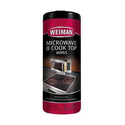 Weiman 90 Cook Top and Microwave Wipes, 7 in L, 8 in W
