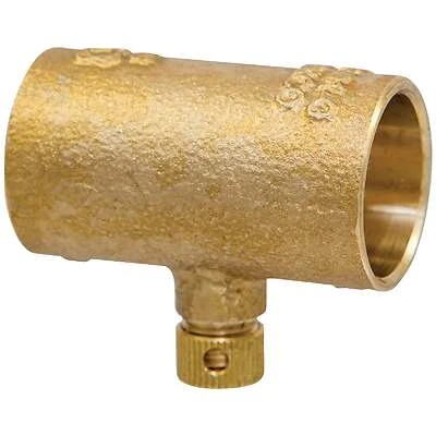 Nibco C00000LC Copper Drain Pipe Coupling With Cap, 1/2 In. Sweat