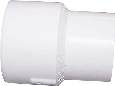 PVC to CPVC Pipe Adapter Coupling, 3/4 x 3/4 In.
