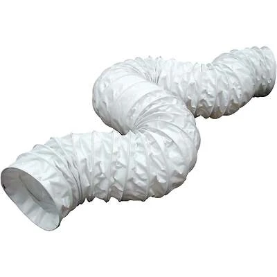 Lambro 1309 Dryer Vent Hose, White Vinyl, 4-In. x 8-Ft.