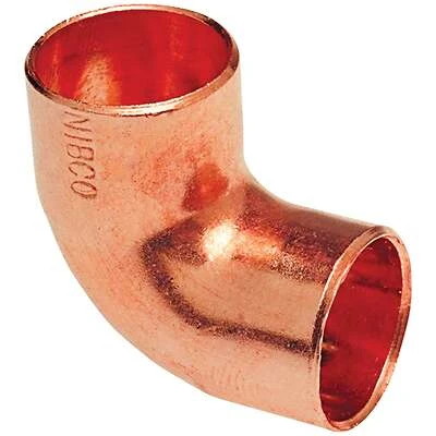 Everbilt C607 Copper Pressure Reducing Elbow, 3/4 x 1/2 In. CxC, 90-Degree