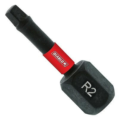 Dsq21p100 #2 Square Recess 1 In. Insert Impact Screwdriver Bit (100 Pk)