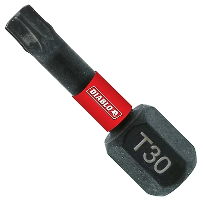 T30 Torx 1 In. Insert Impact Screwdriver Bit (25-pack) Dt301p25